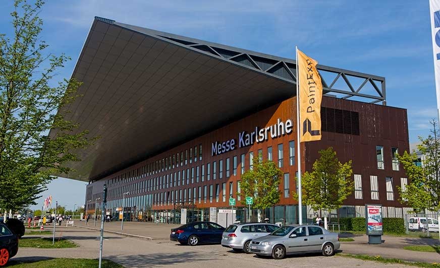 Centrum targowe Karlsruhe gościć będzie PaintExpo dopiero  w 2022 roku. 
