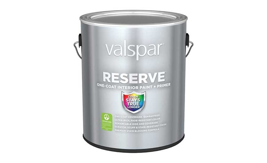 Reserve Interior Paint + Primer to nowa propozycja firmy Valspar pełniąca jednocześnie rolę podkładu i farby wykończeniowej.