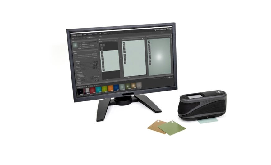 Oprogramowanie PANTORA firmy X-Rite umożliwia tworzenie cyfrowych próbek faktur i kolorów.